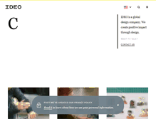 Tablet Screenshot of ideo.com